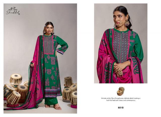 Shiddat enzo 801 dress material wholesale jetpur gujarat